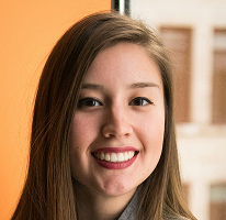 CFO Victoria Lawson, financial trading company leader, portrait